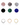 Nuancier de matière et de couleurs pour les bijoux Uchéal -  Bague en chaine fine